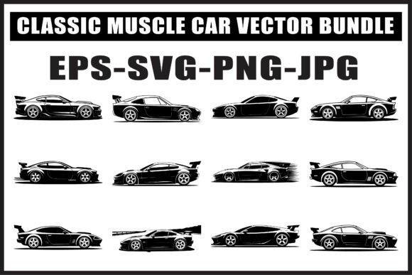 Download Classic Muscle Car SVG Bundle - Car svg Collection